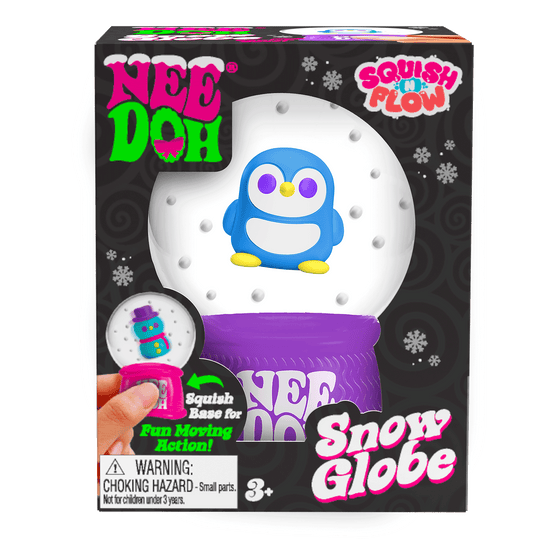 NeeDoh Squish N Flow Snow Globe - DXCN